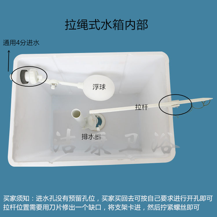 公厕水箱选购指南 沟槽式拉绳自动冲水箱，学校工厂的性价比之选